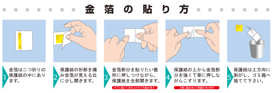 金箔の貼り方